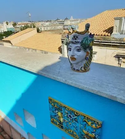 La Terrazza Di Apollo Al Centro Di Ortigia Lägenhet Syrakusa
